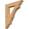 Ekena Millwork Balboa Traditional Smooth Bracket, Western Red Cedar, 5 1/2"W x 34"D x 40"H BKT06X34X40BOA01SWR - alternate 1